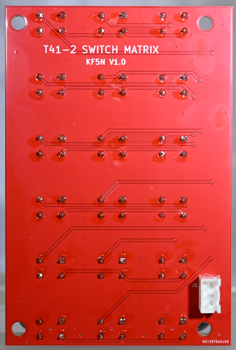 Switch Matrix Board Back