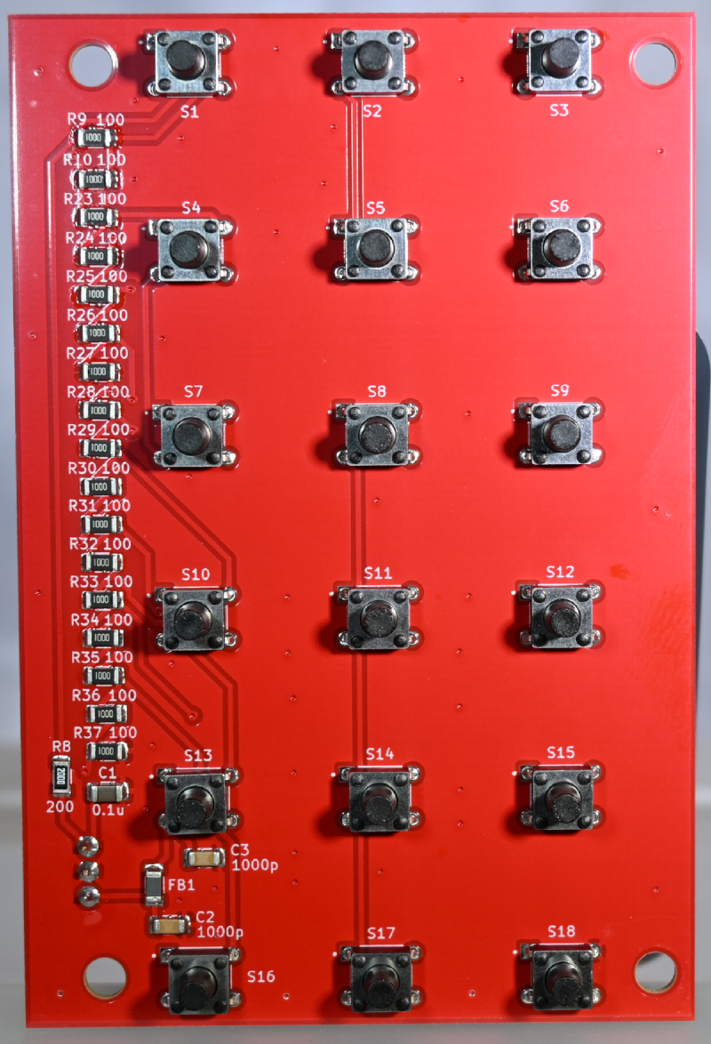 Switch Matrix Board Front